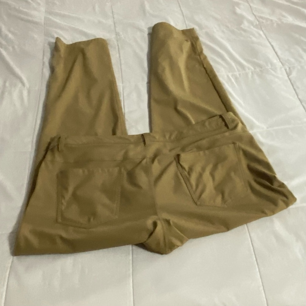 Lululemon ABC Classic-Fit 5 Pocket Pant 32L Warpstreme Brown Men’s Sz 38 Casual - Picture 13 of 15